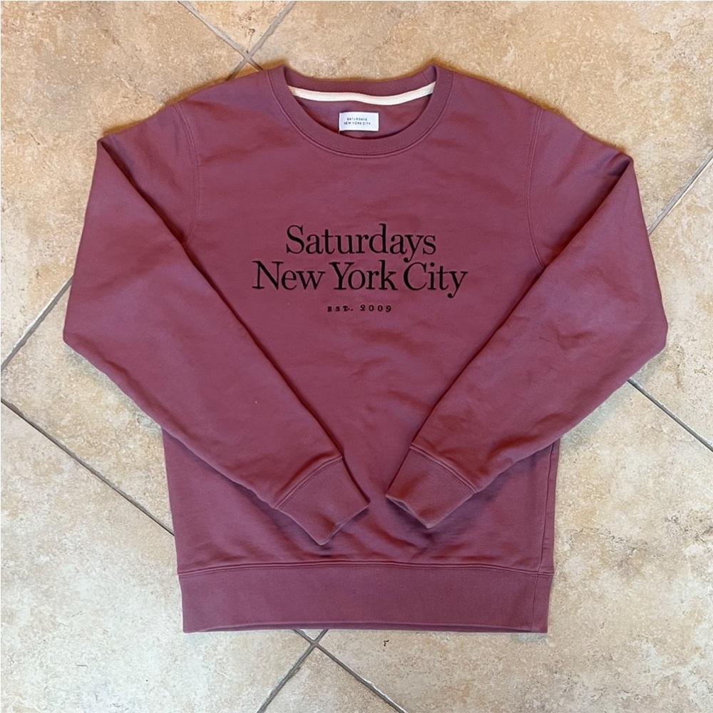 Saturdays NYC crewneck in Pink
